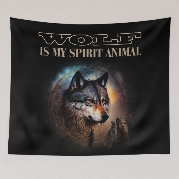 Item preview, Wolf is My Spirit Animal designed and sold by Odd World.