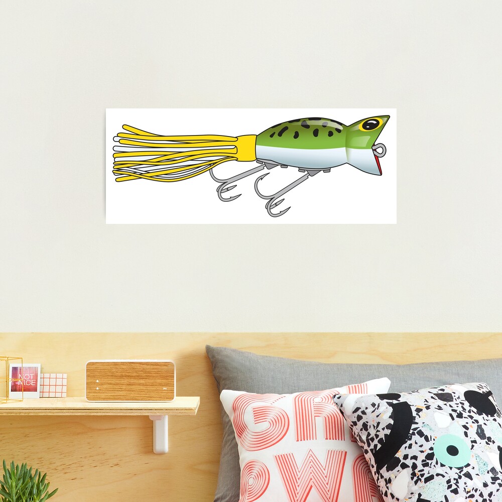 Fishing Lures Art Print by Tacky Frog
