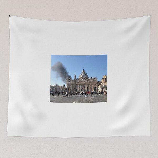 Item preview, Rome Vatican Smoke St Peter's Basilica designed and sold by OnTheRoadAgain.