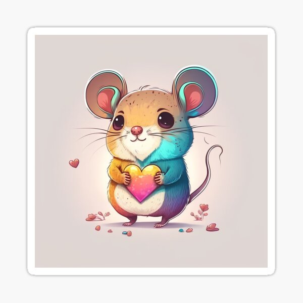 Mouse Cute Sticker - Mouse cute balloon - Discover & Share GIFs