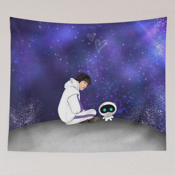 Item preview, Jin with wootteo _ The astronaut designed and sold by Blissful Brushes.