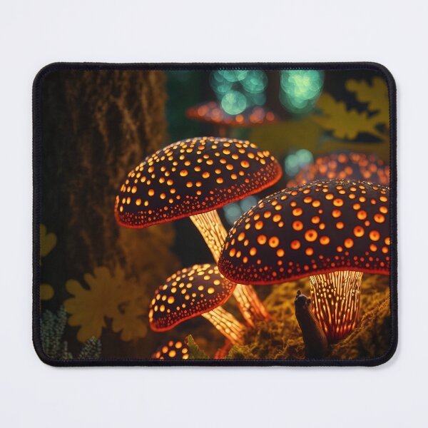 Item preview, Glowing mushrooms 18 designed and sold by Red Witch Art.