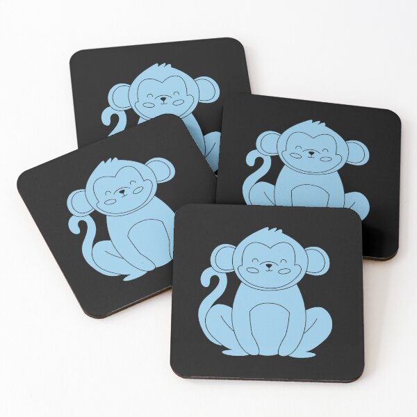Item preview, Monkey Pastel Blue designed and sold by 37jlee.