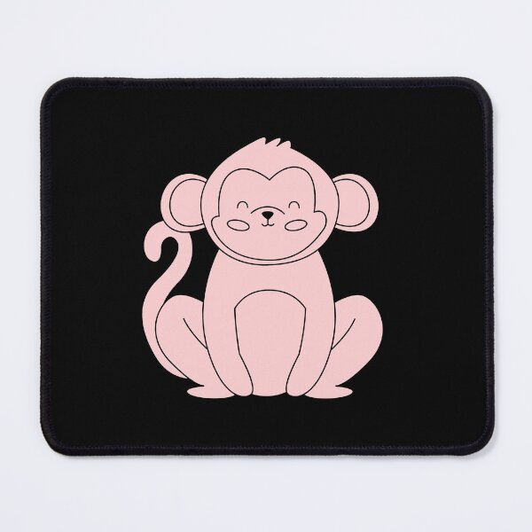 Item preview, Monkey Pastel Pink designed and sold by 37jlee.