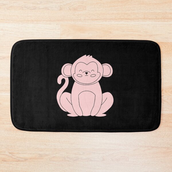 Item preview, Monkey Pastel Pink designed and sold by 37jlee.