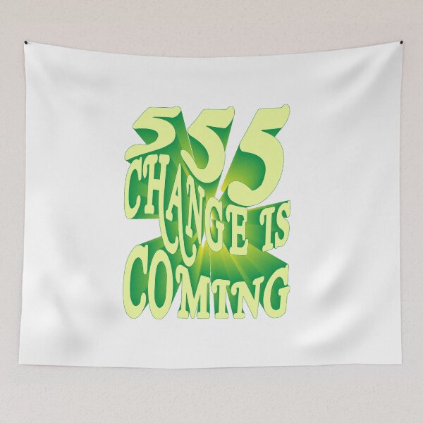Item preview, 555 Angel Numbers Sticker designed and sold by maddiemercer.