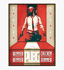 PUBG (PlayerUnknown's Battlegrounds) Political Poster Photographic Print