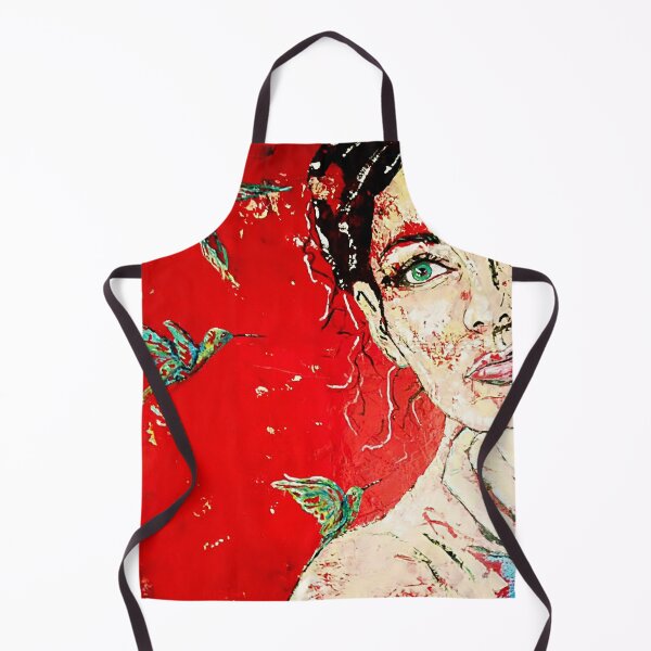 Item preview, Hummingbird Portrait Fantasy Painting Abstract Art designed and sold by Silke Host.