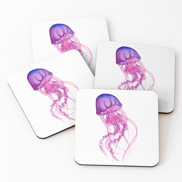 Item preview, Jellyfish In Pink And Purple designed and sold by Deborah  League.