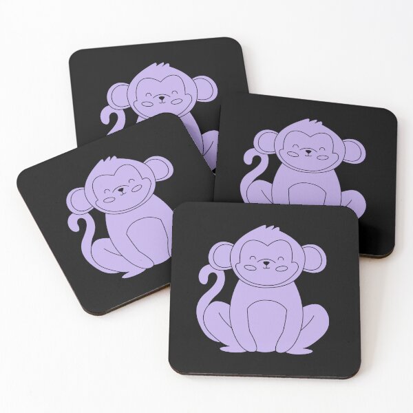 Item preview, Monkey Pastel Purple designed and sold by 37jlee.