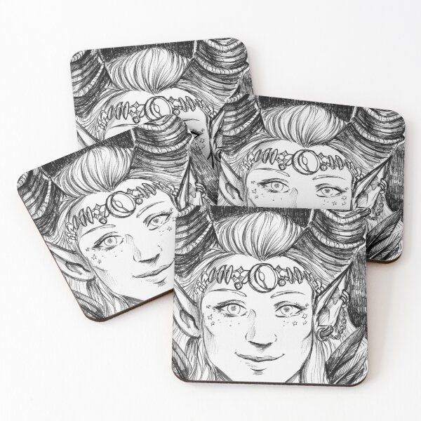 Item preview, Titania's smile (black and white) designed and sold by Furiarossa.