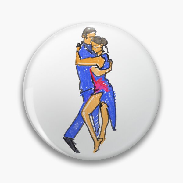 Item preview, Salsa Dancers abstrct painting t-shirt  designed and sold by KARTICK DUTTA.
