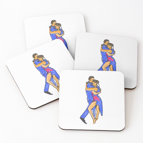 Item preview, Salsa Dancers abstrct painting t-shirt  designed and sold by KARTICK DUTTA.