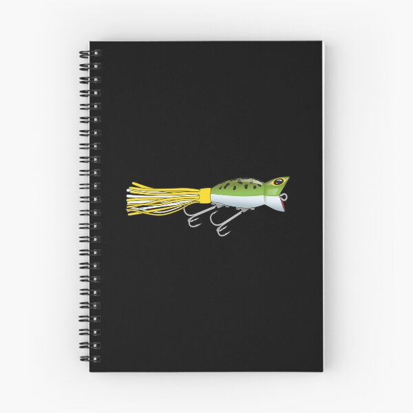 Item preview, Fishing Lure Hula Popper Leapard Frog Yellow/White Skirt Sticker designed and sold by BlueSkyTheory.