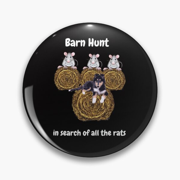 Item preview, Funny Barn Hunt - in search of all the rats with a tri colored rough collie designed and sold by Just4doglovers.