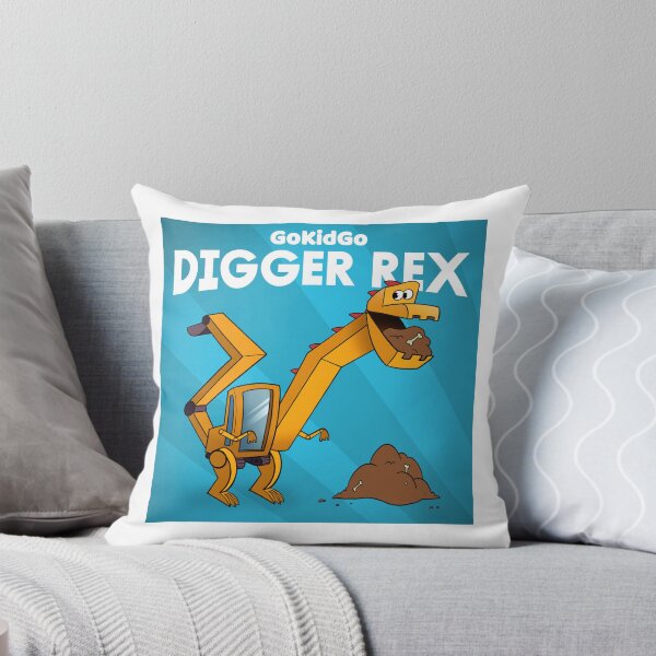 Item preview, Diseño de insignia Digger Rex designed and sold by GoKidGo.