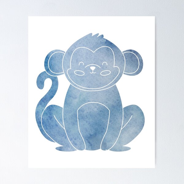 Item preview, Monkey Watercolor designed and sold by 37jlee.