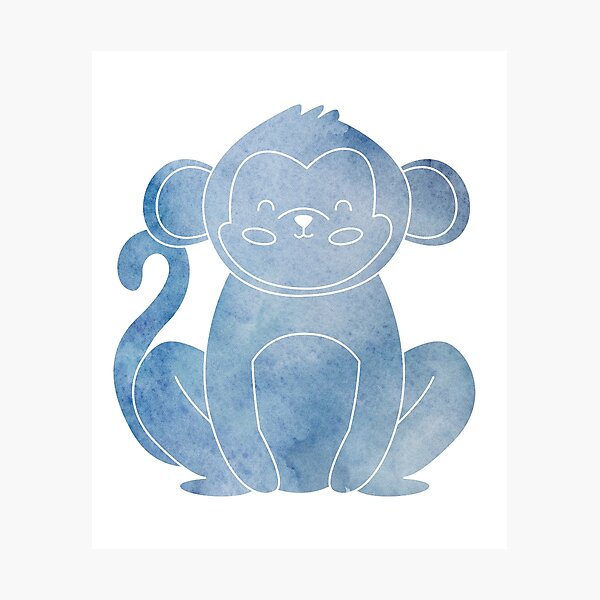 Item preview, Monkey Watercolor designed and sold by 37jlee.
