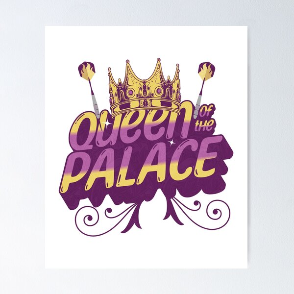 Item preview, Darts Queen of the Palace designed and sold by OmmeDesigns.