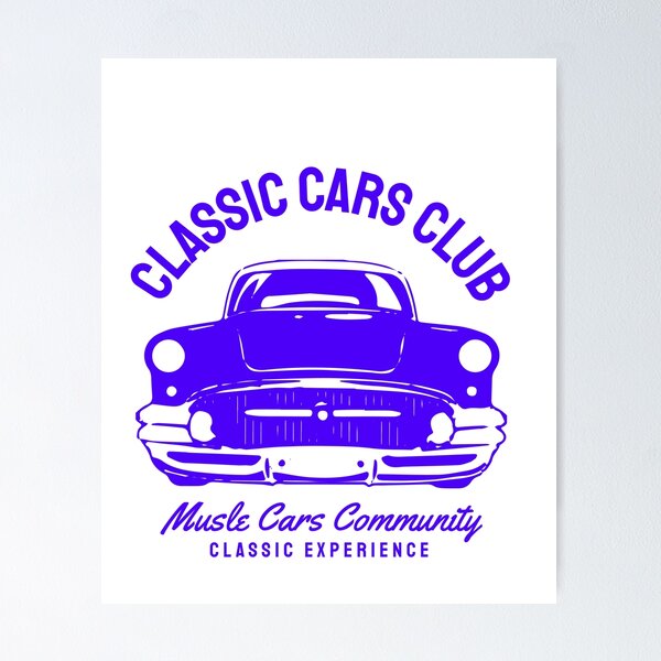 Item preview, Classic Cars Club Muscle Car Community designed and sold by teamph.