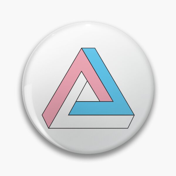 Item preview, Penrose Triangle - Trans Pride designed and sold by LaLunaWinters.