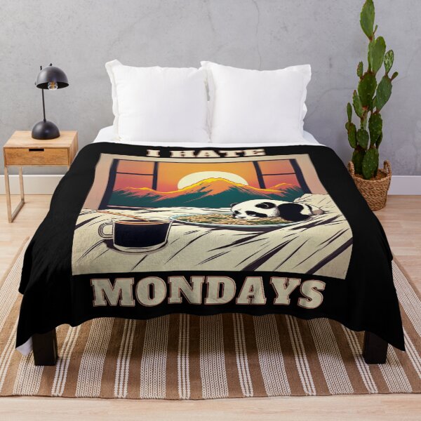 Item preview, New Panda-I Hate Mondays  designed and sold by letsgetinspired.