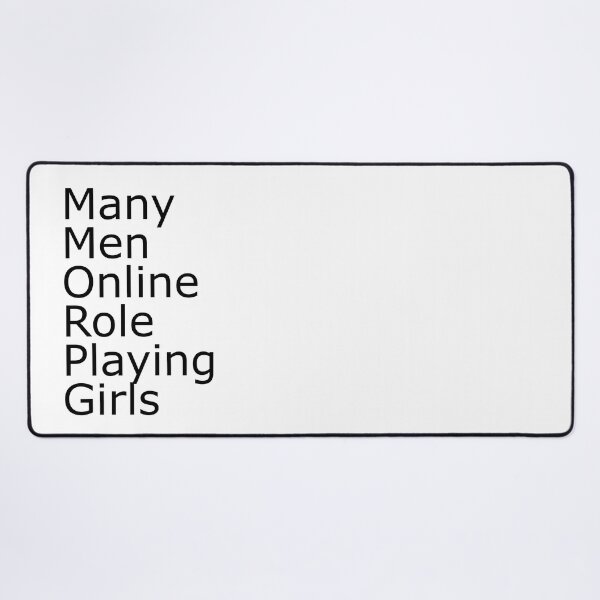 Item preview, MMORPG -many men online role playing girls  designed and sold by melanddad.