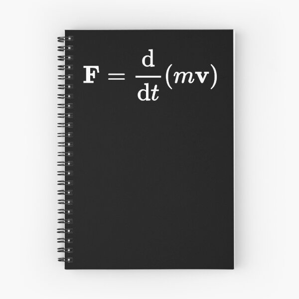 Item preview, Newton second law, classical physics basics designed and sold by NoetherSym.