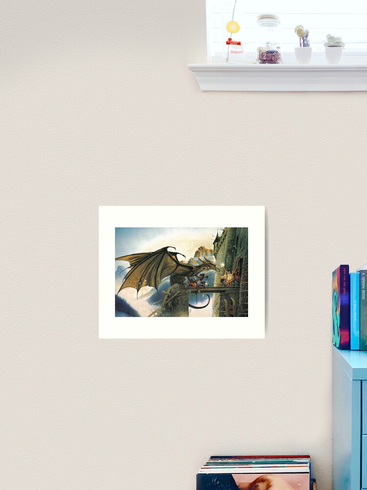 Thumbnail 1 of 3, Art Print, Dragon Spell by Chris Achilleos designed and sold by HseAchilleos.