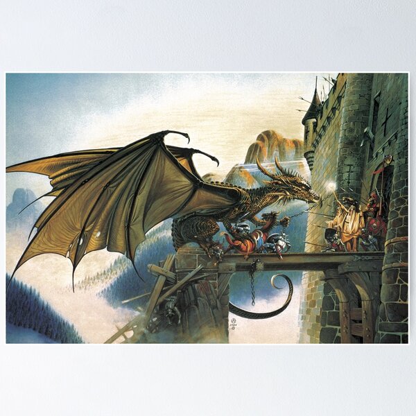 Dragon Spell by Chris Achilleos Poster