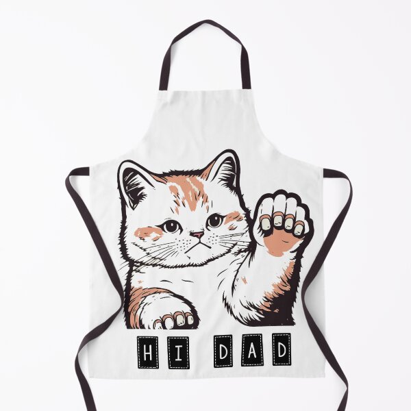 Item preview, Hi Dad | "Dad and Cat Claws: A Love Story" designed and sold by DArtfulStudio.
