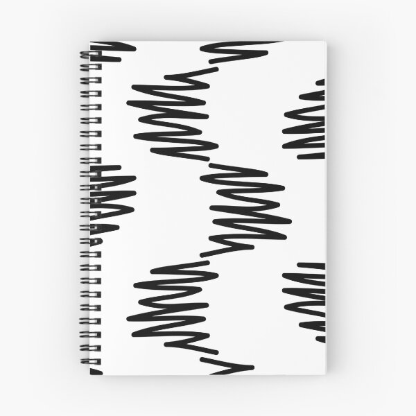 Item preview, SQUIGGLY LINES (BLACK ON WHITE BACKGROUND) designed and sold by Top10Designs.