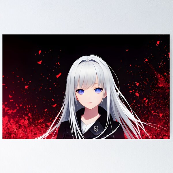 Item preview, Fire Girl Anime Style designed and sold by LuBits.