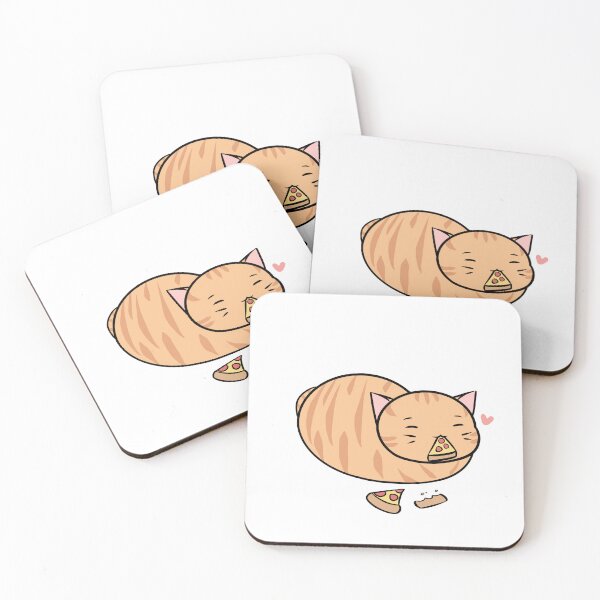 Item preview, Orange Pizza Lover Kitten  designed and sold by enjilime.