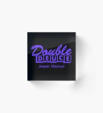 Road House - Double Deuce Acrylic Block