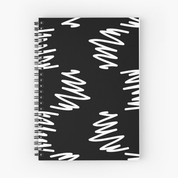 Item preview, SQUIGGLY LINES (WHITE ON BLACK BACKGROUND) designed and sold by Top10Designs.