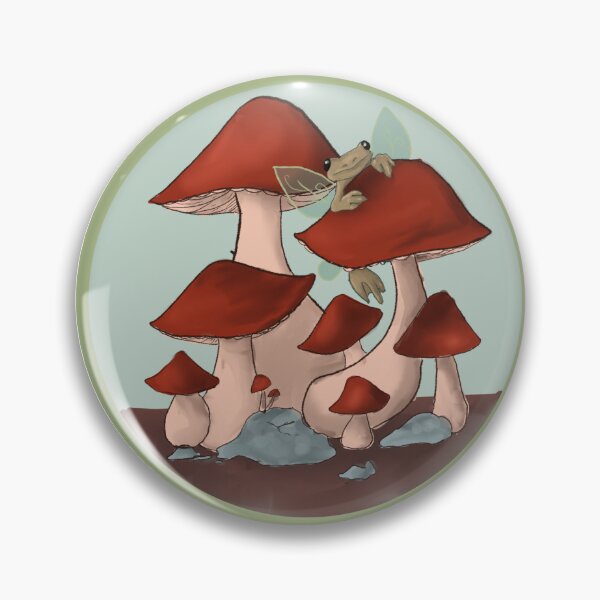 Item preview, Frog mushroom fairy designed and sold by CrowandHoneyCo.
