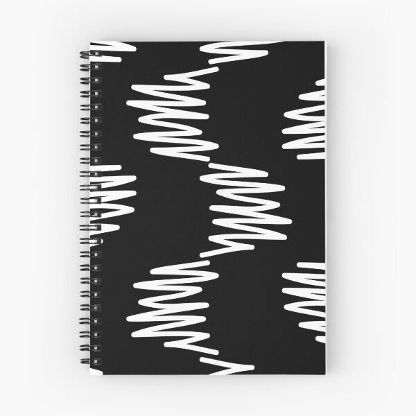 Item preview, SQUIGGLY LINES (WHITE ON BLACK BACKGROUND) designed and sold by Top10Designs.