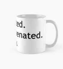 Hyphenated Non-hyphenated. The irony. Classic Mug