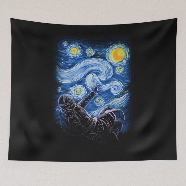 Item preview, Astronaut in the Starry Night designed and sold by fanefab.