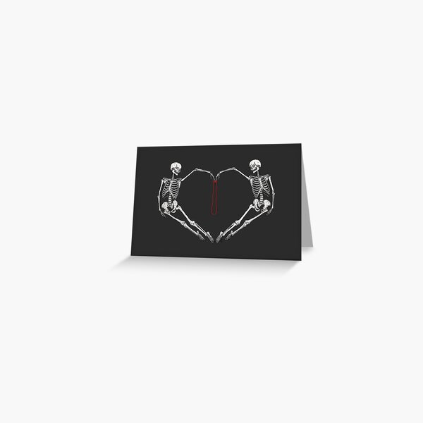 VALENTINE CARD 5X7 Gothic Greeting Card Dark Heart 
