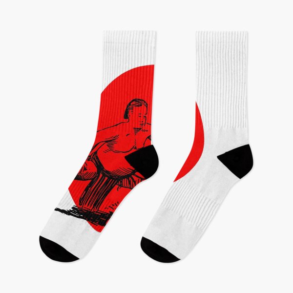 Item preview, SUMO FIGHTER ON RED CIRCLE designed and sold by Mdozet.