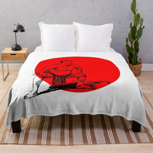 Item preview, SUMO FIGHTER ON RED CIRCLE designed and sold by Mdozet.
