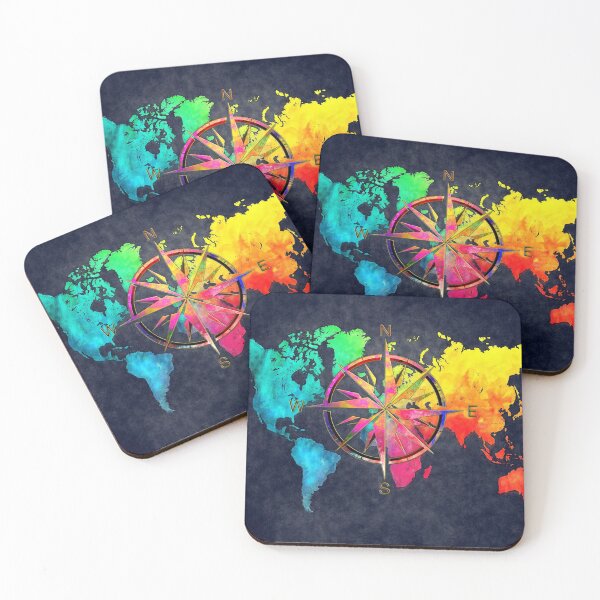 Item preview, world map wind rose 9 #worldmap #map designed and sold by JBJart.