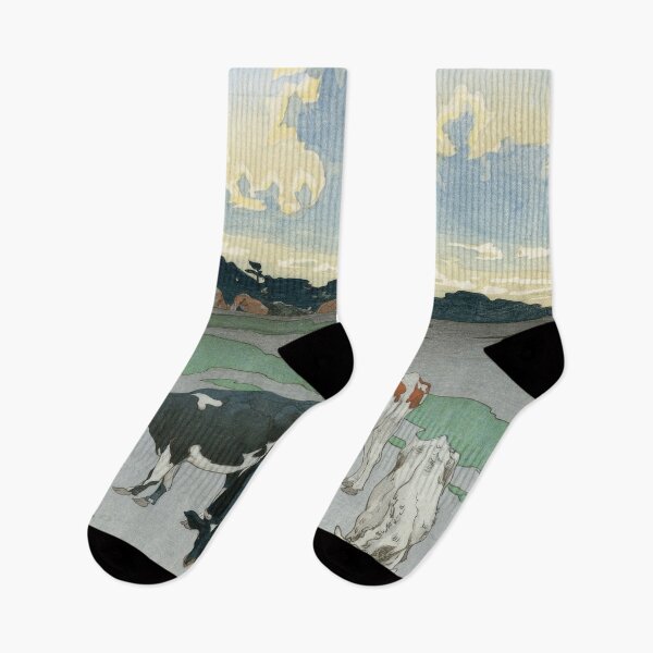 Item preview, Afternoon in the Pasture (Bokujo No Gogo) Hiroshi Yoshida designed and sold by Onodera.