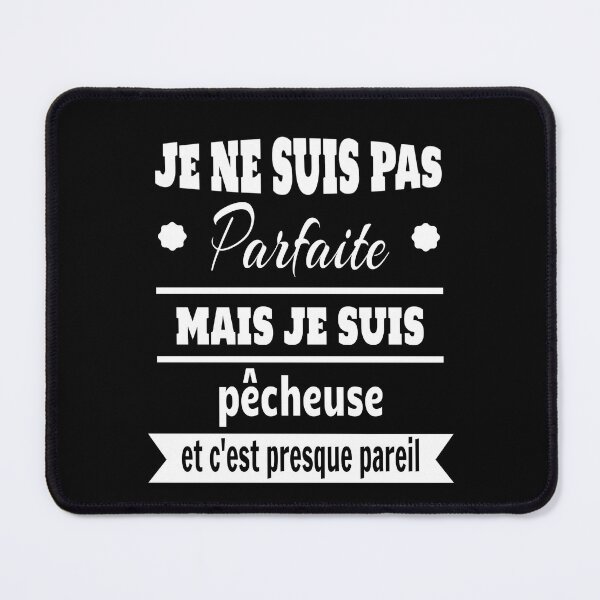 Item preview, Gift not perfect but fisherwoman fishing humor designed and sold by la-petite-folie.