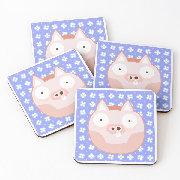 Item preview, A Big Surprise Pig with Running Nose in Flowers designed and sold by Moyanana.