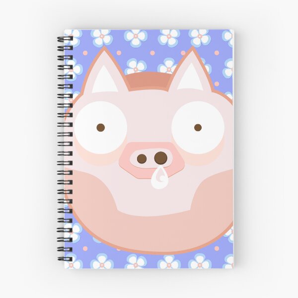 Item preview, A Big Surprise Pig with Running Nose in Flowers designed and sold by Moyanana.