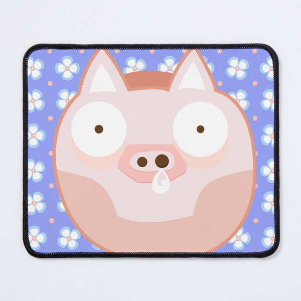 Item preview, A Big Surprise Pig with Running Nose in Flowers designed and sold by Moyanana.