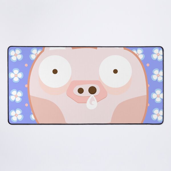 Item preview, A Big Surprise Pig with Running Nose in Flowers designed and sold by Moyanana.
